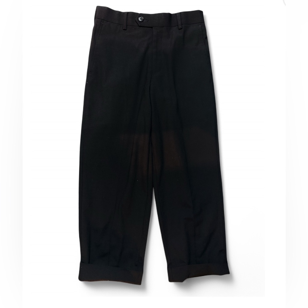 Nordstrom Classic Black Wide-Leg Trousers